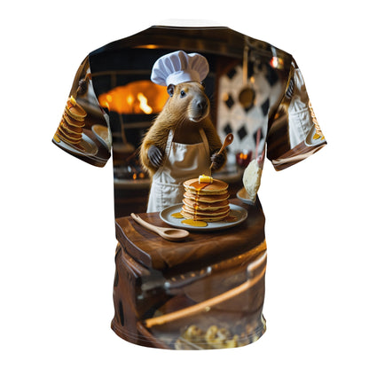 Breakfast Lover Capybara T-Shirt 🥞☕ - ART OF ROYALS