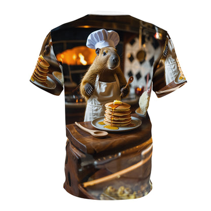 Breakfast Lover Capybara T-Shirt 🥞☕ - ART OF ROYALS