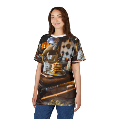 Breakfast Lover Capybara T-Shirt 🥞☕ - ART OF ROYALS