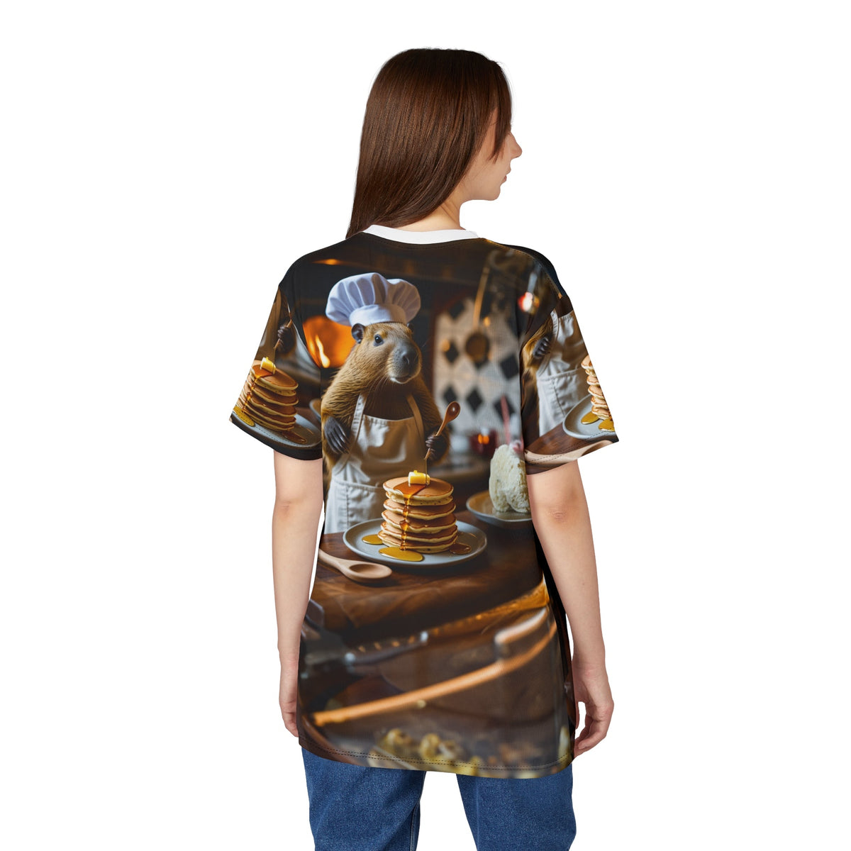 Breakfast Lover Capybara T-Shirt 🥞☕ - ART OF ROYALS