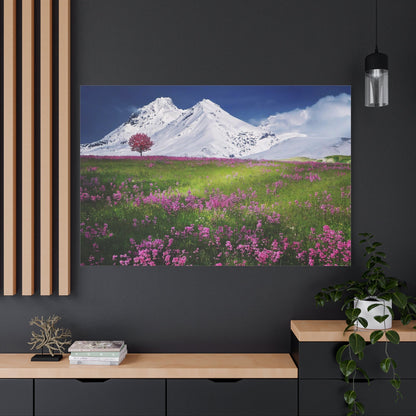 Breathtaking Alpine Meadow with Majestic Mountain Views - ART OF ROYALS