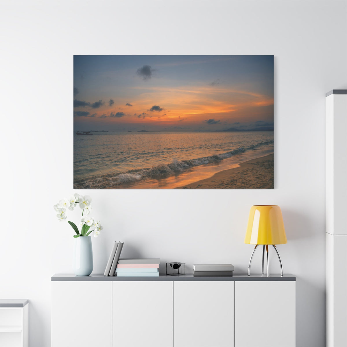Breathtaking Ocean Sunset – Tranquil Beach Escape - ART OF ROYALS