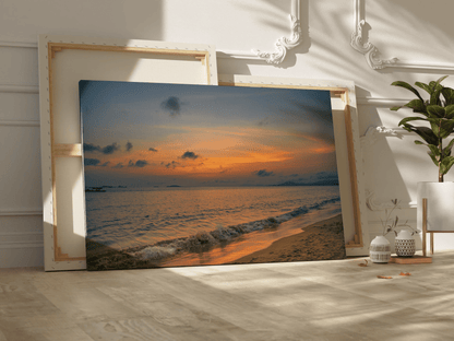 Breathtaking Ocean Sunset – Tranquil Beach Escape - ART OF ROYALS