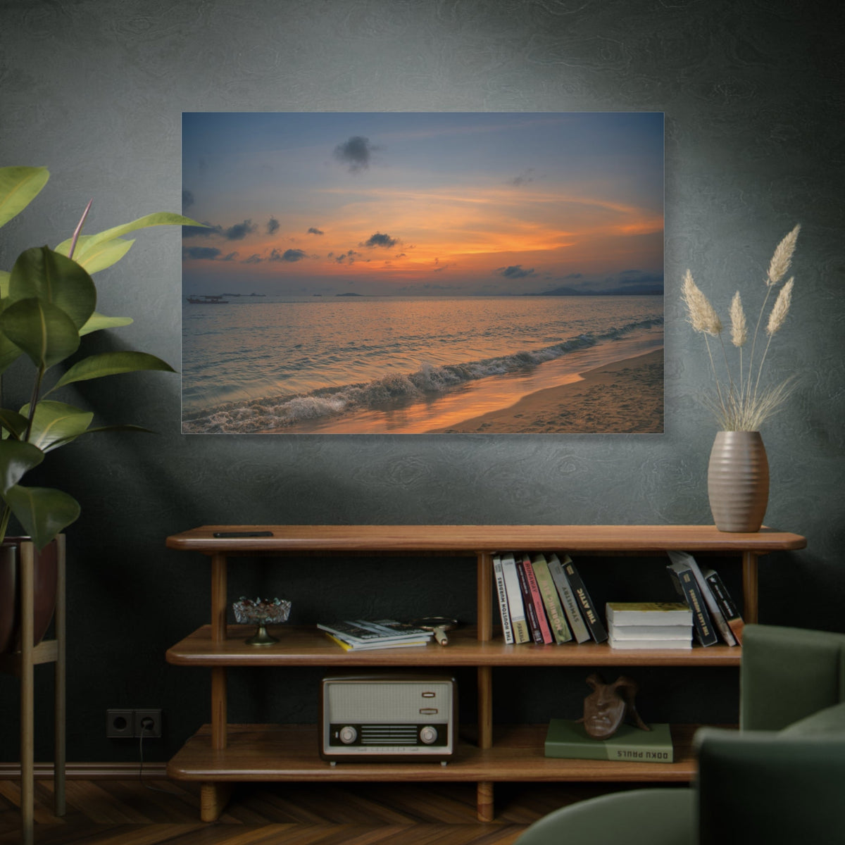 Breathtaking Ocean Sunset – Tranquil Beach Escape - ART OF ROYALS