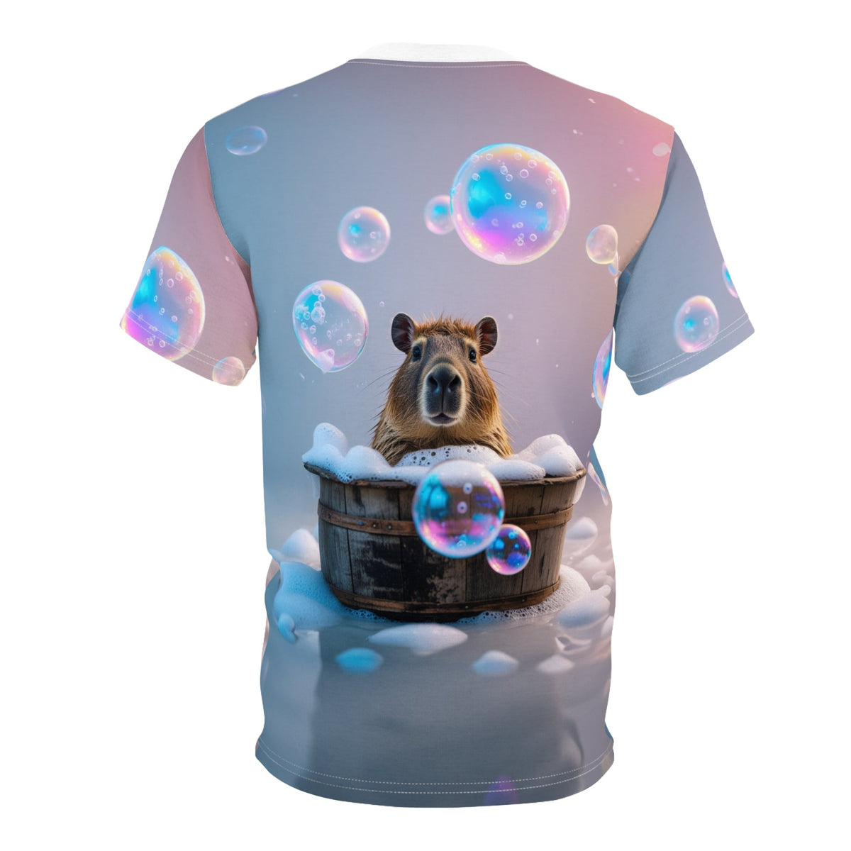 Bubble Bliss: Capybara Playing with Floating Bubbles - ART OF ROYALS