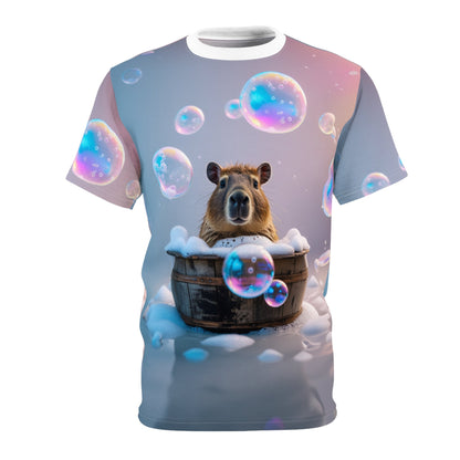 Bubble Bliss: Capybara Playing with Floating Bubbles - ART OF ROYALS