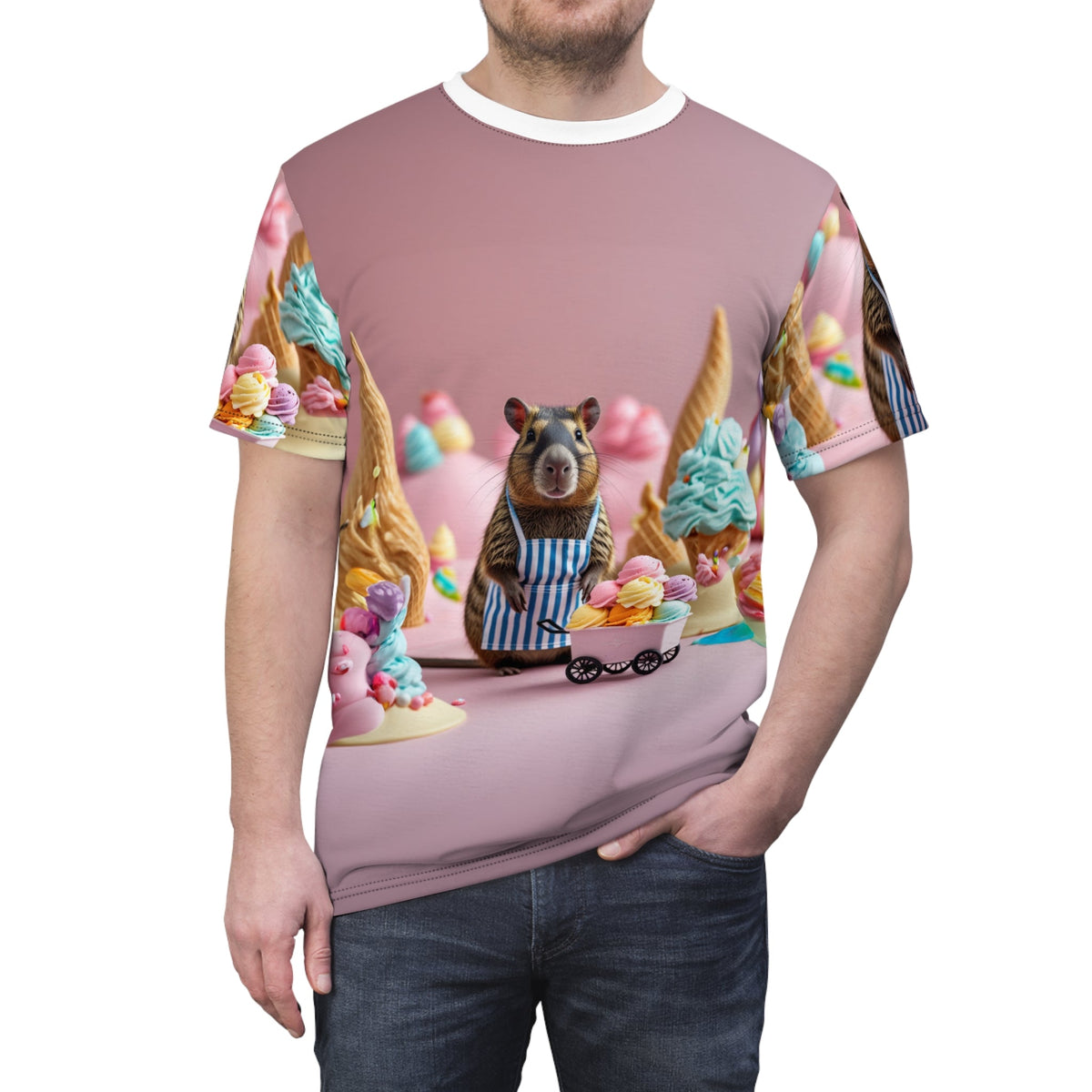Candyland Capybara T-Shirt 🍭🍬 - ART OF ROYALS