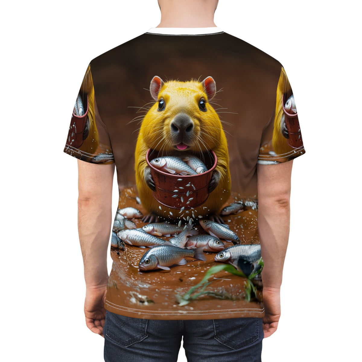 Capybara Feast – The Happy Fisher - ART OF ROYALS