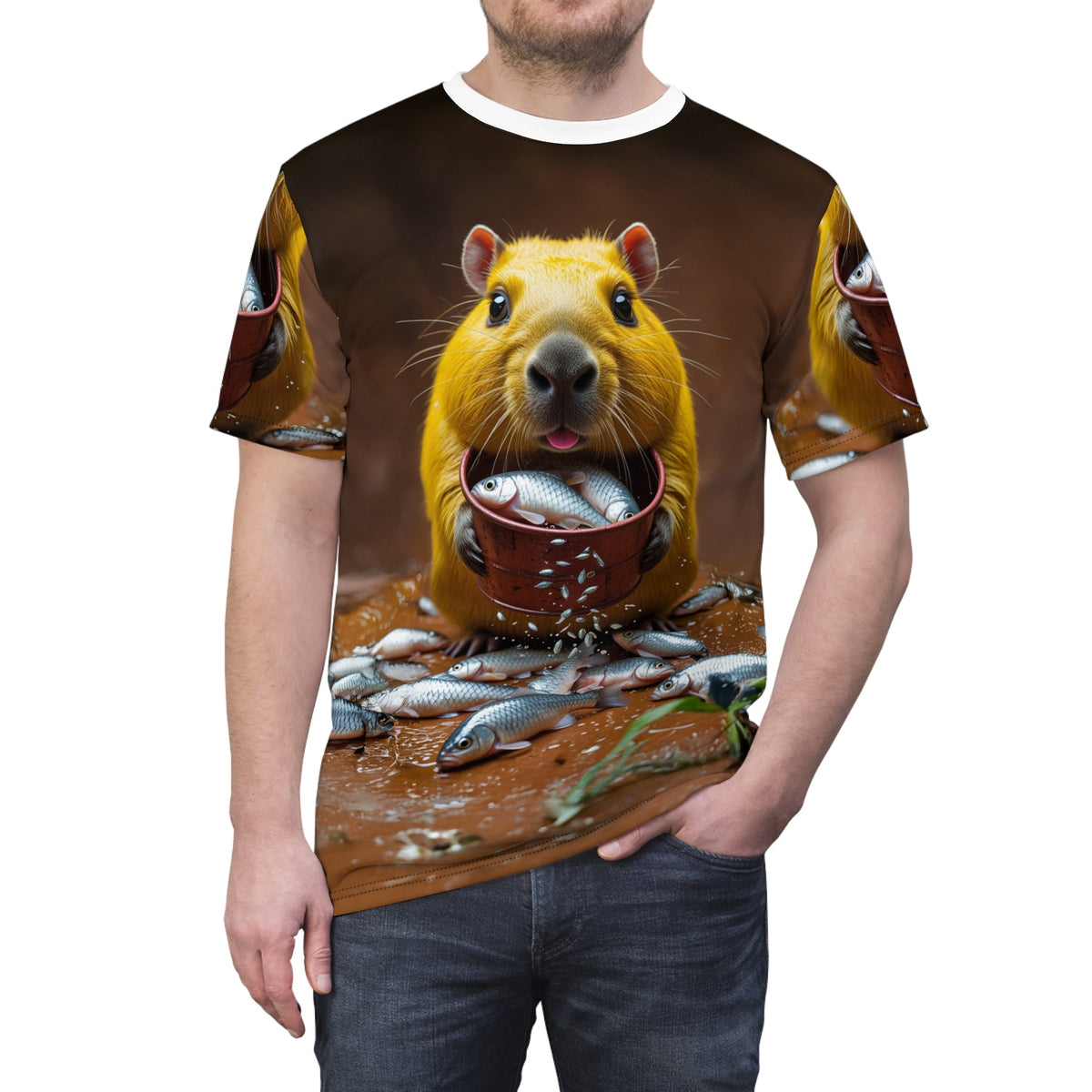 Capybara Feast – The Happy Fisher - ART OF ROYALS