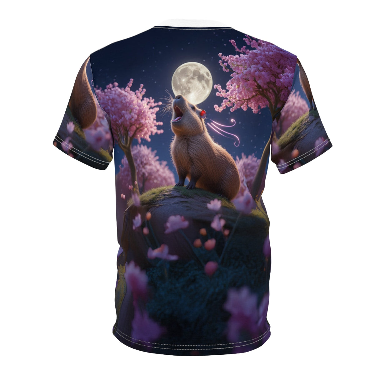 Capybara Moon Serenade – Mystical Night - ART OF ROYALS