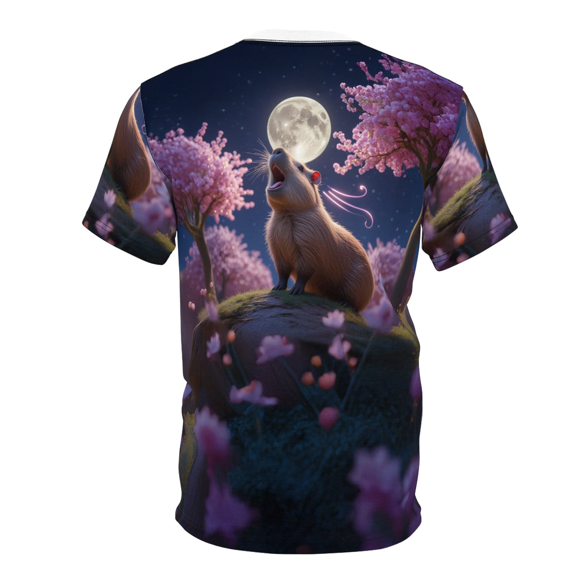 Capybara Moon Serenade – Mystical Night - ART OF ROYALS