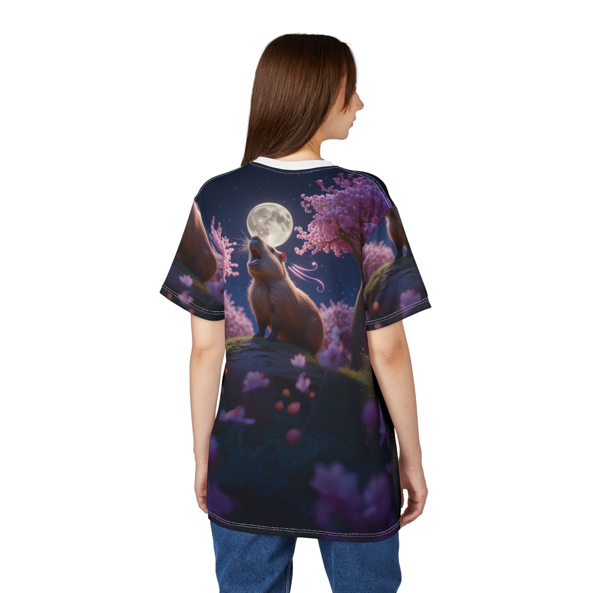 Capybara Moon Serenade – Mystical Night - ART OF ROYALS