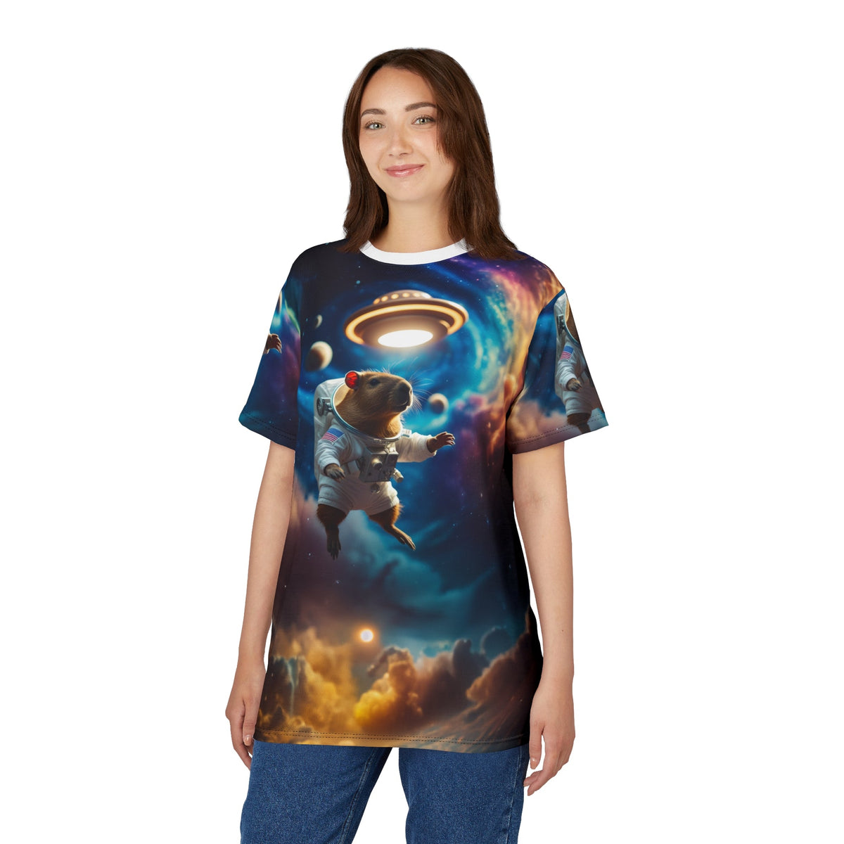 Celestial Capybara: Guardian of the Cosmos - ART OF ROYALS