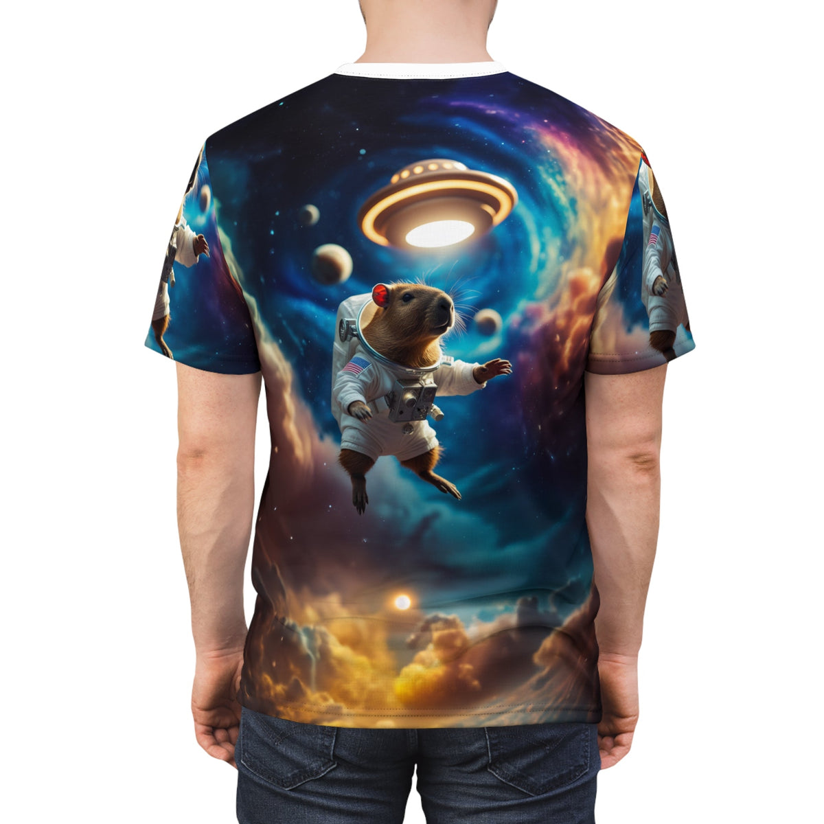Celestial Capybara: Guardian of the Cosmos - ART OF ROYALS