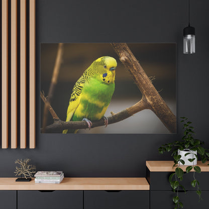 Charming Lovebird Canvas Wall Art – A Symbol of Affection and Beauty - ART OF ROYALS