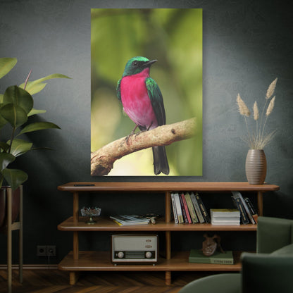 Charming Perched Bird Canvas Wall Art – Nature's Serenity in Every Detail - ART OF ROYALS