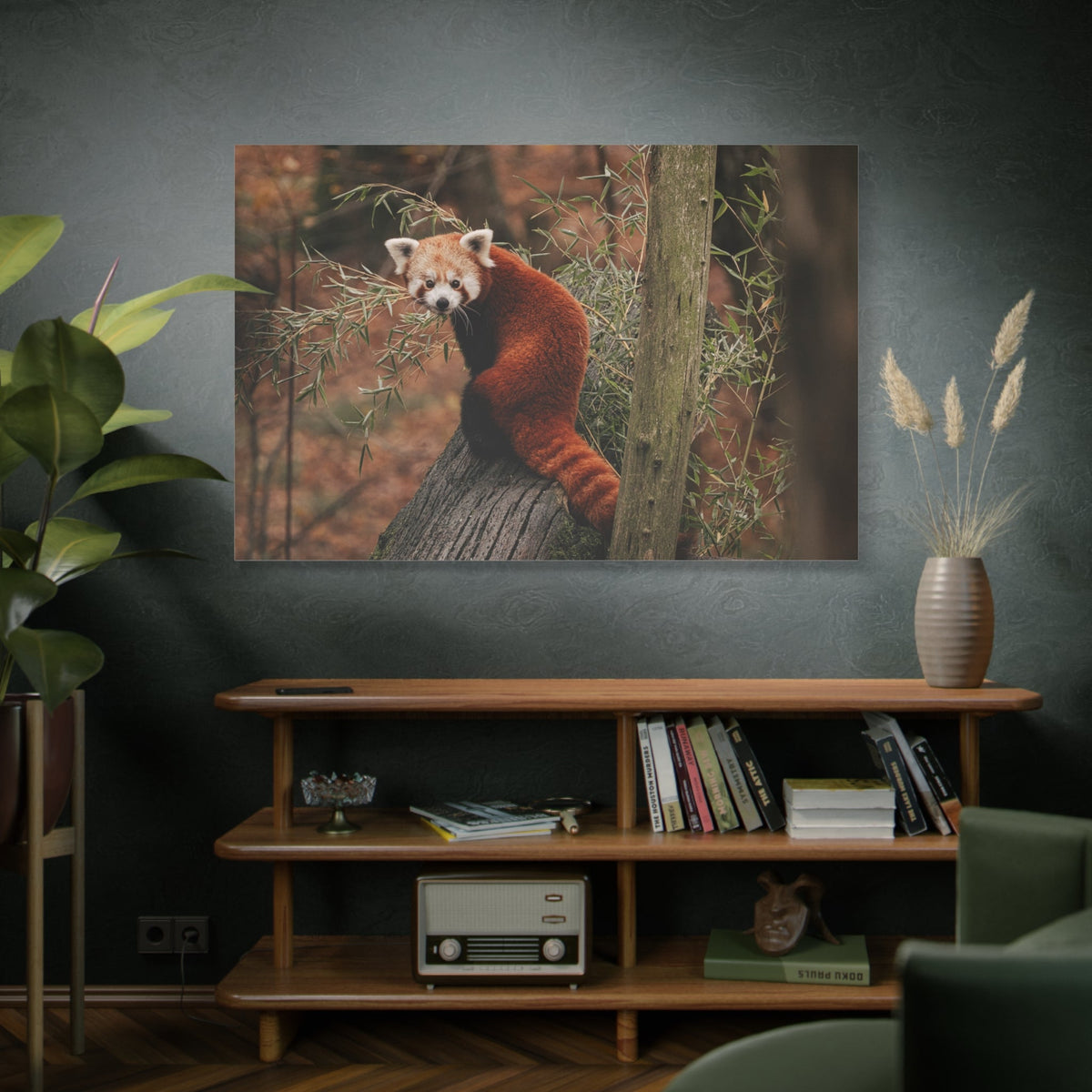 Charming Red Panda – A Heartwarming Portrait of Nature’s Adorable Explorer - ART OF ROYALS