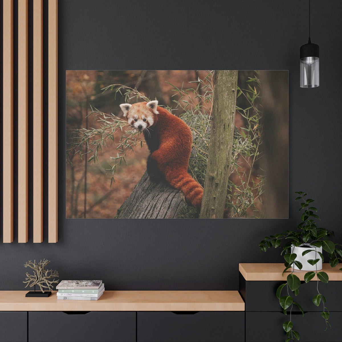 Charming Red Panda – A Heartwarming Portrait of Nature’s Adorable Explorer - ART OF ROYALS