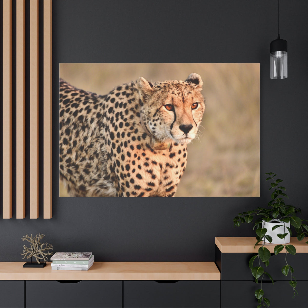 Cheetah Canvas Wall Art – Elegance of the Swift Predator - ART OF ROYALS