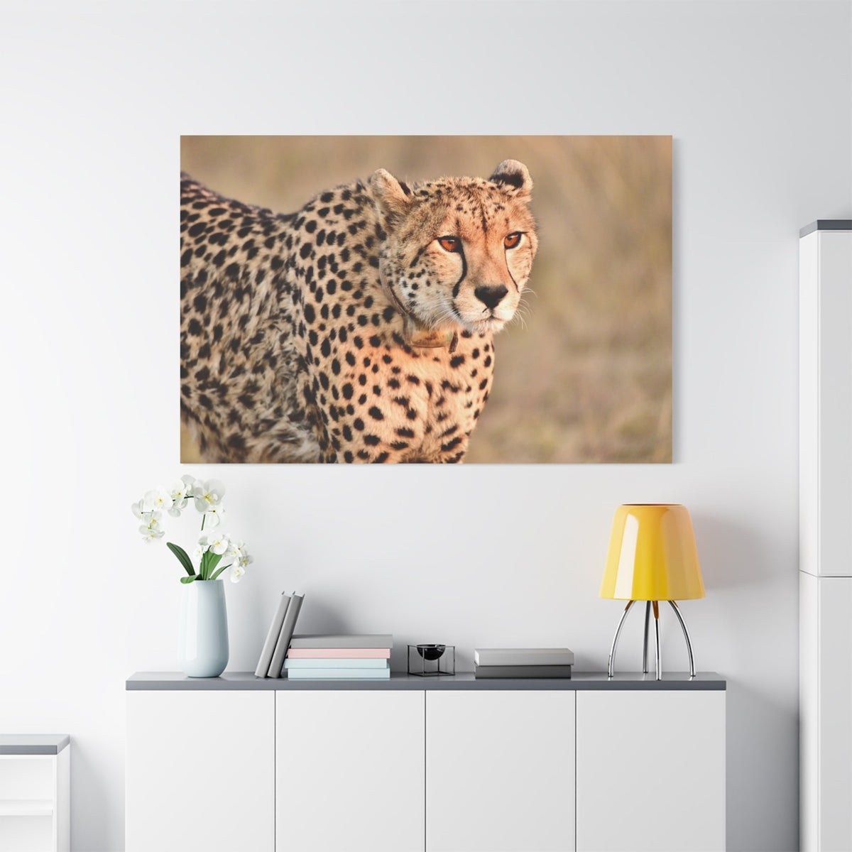Cheetah Canvas Wall Art – Elegance of the Swift Predator - ART OF ROYALS