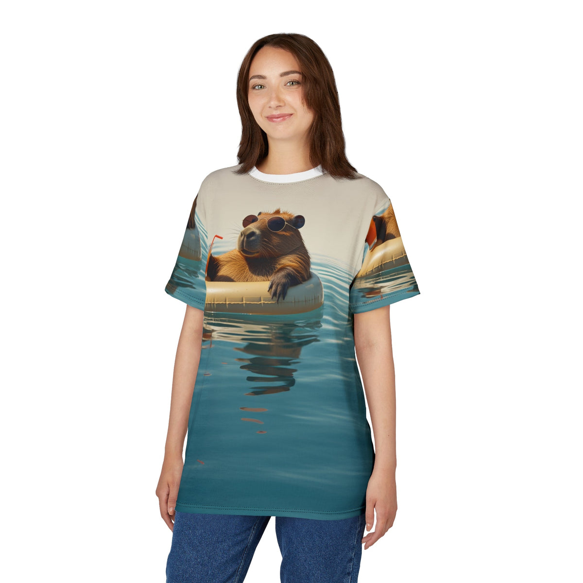 Chill Capybara Paradise – The Ultimate Relaxation Tee - ART OF ROYALS
