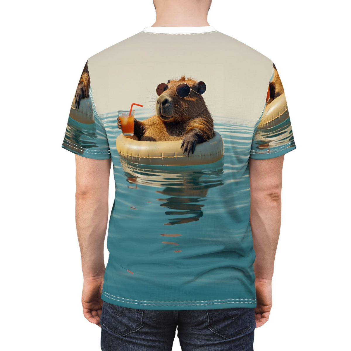 Chill Capybara Paradise – The Ultimate Relaxation Tee - ART OF ROYALS