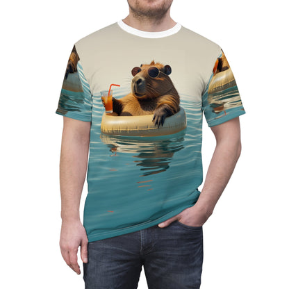 Chill Capybara Paradise – The Ultimate Relaxation Tee - ART OF ROYALS