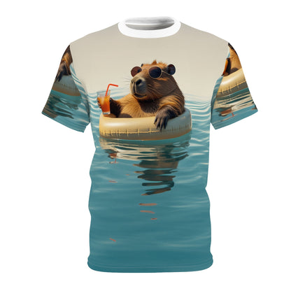 Chill Capybara Paradise – The Ultimate Relaxation Tee - ART OF ROYALS