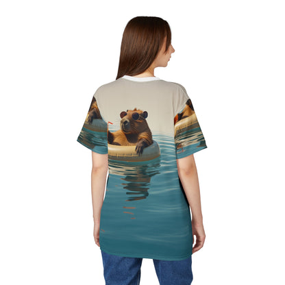 Chill Capybara Paradise – The Ultimate Relaxation Tee - ART OF ROYALS