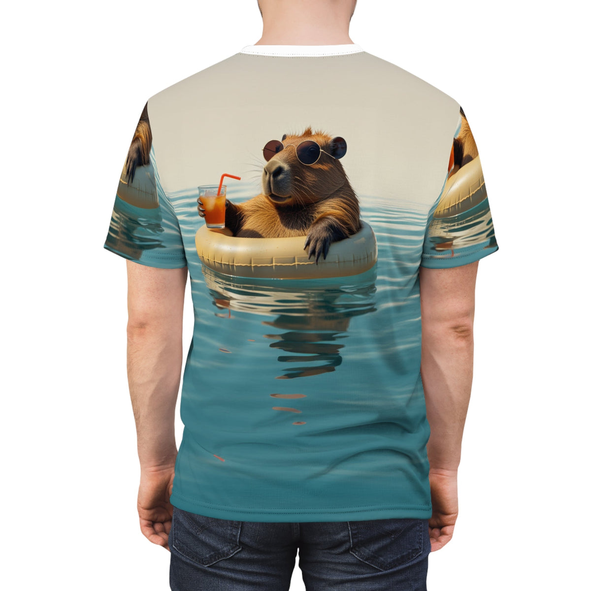 Chill Capybara Paradise – The Ultimate Relaxation Tee - ART OF ROYALS