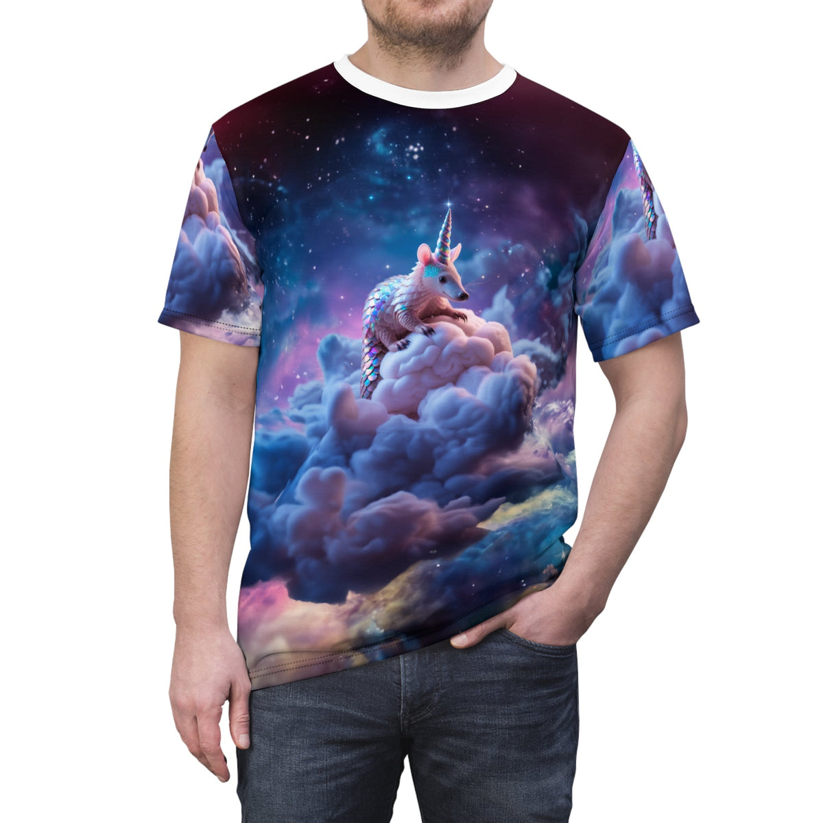 Cosmic Cloud Rider Pangolin - ART OF ROYALS