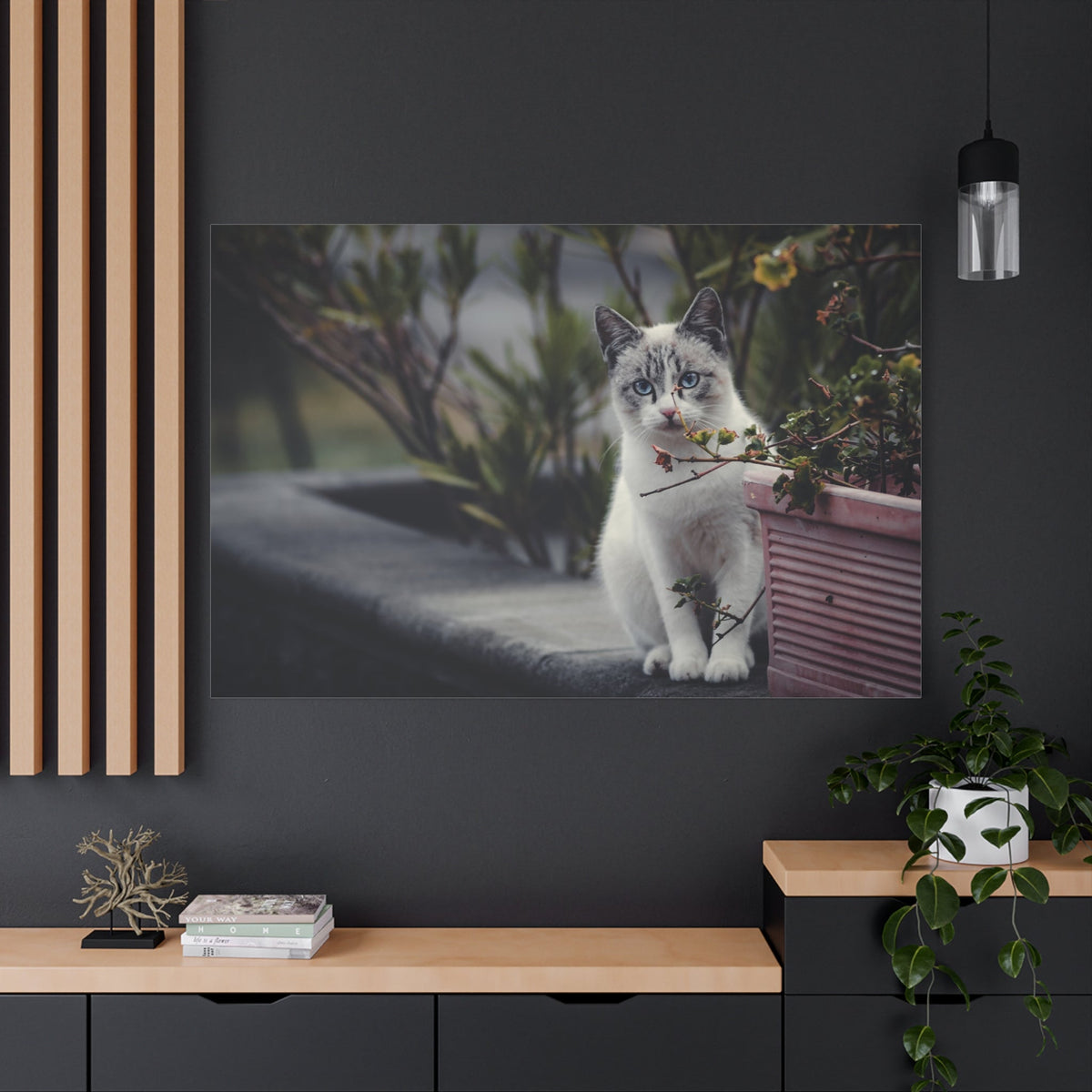 Cozy Cat Canvas Wall Art - ART OF ROYALS