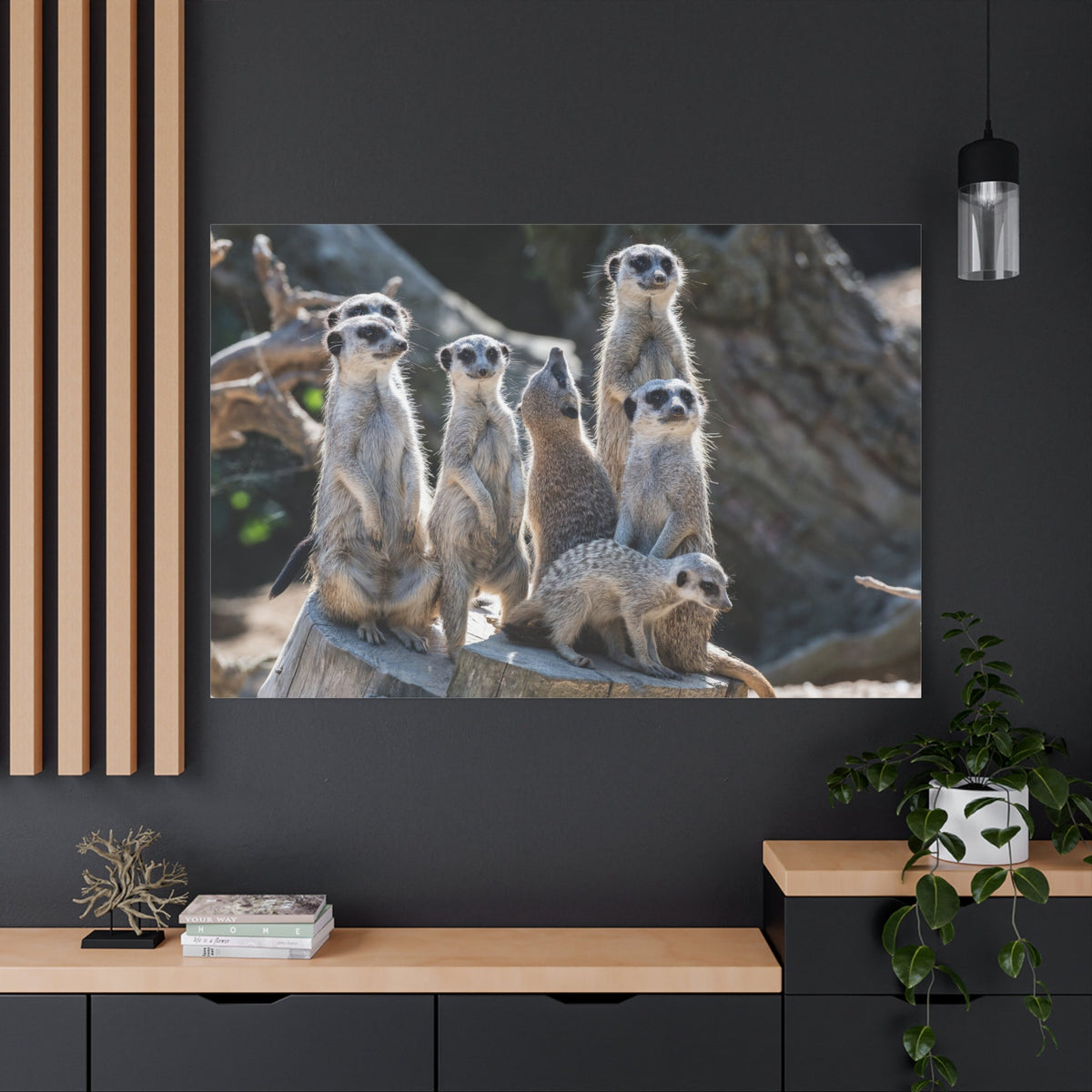 Curious Meerkat – A Charming Portrait of Playfulness and Vigilance - ART OF ROYALS