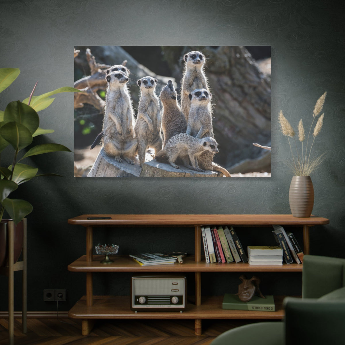 Curious Meerkat – A Charming Portrait of Playfulness and Vigilance - ART OF ROYALS