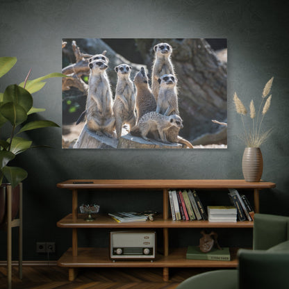 Curious Meerkat – A Charming Portrait of Playfulness and Vigilance - ART OF ROYALS