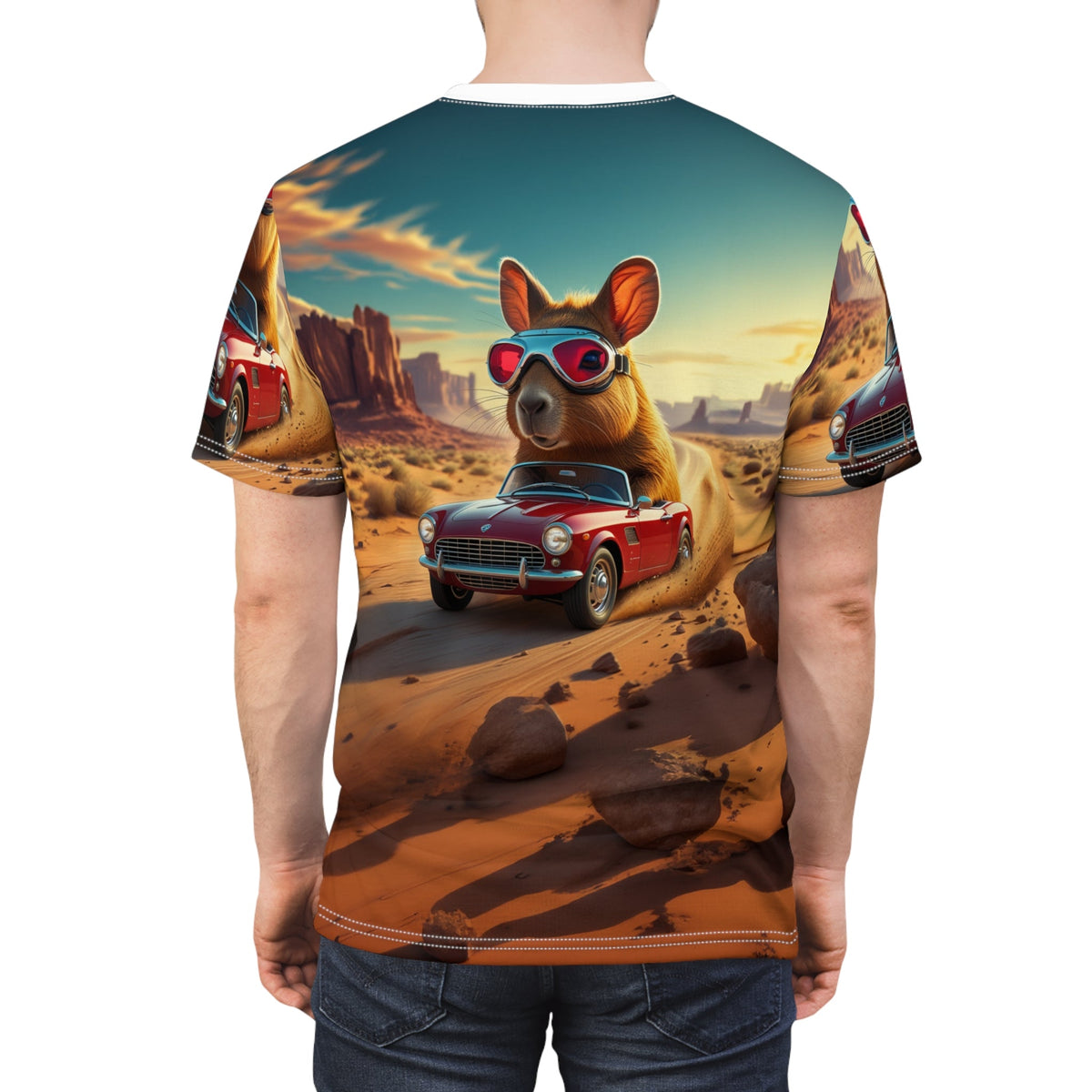 Desert Nomad: Capybara on a Roadtrip - ART OF ROYALS