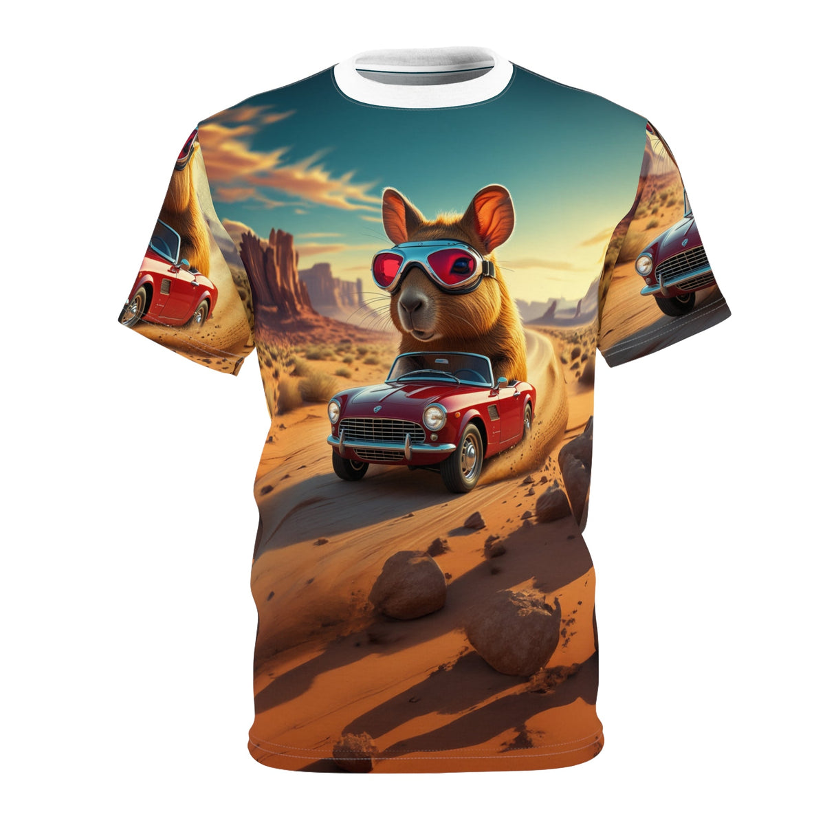 Desert Nomad: Capybara on a Roadtrip - ART OF ROYALS