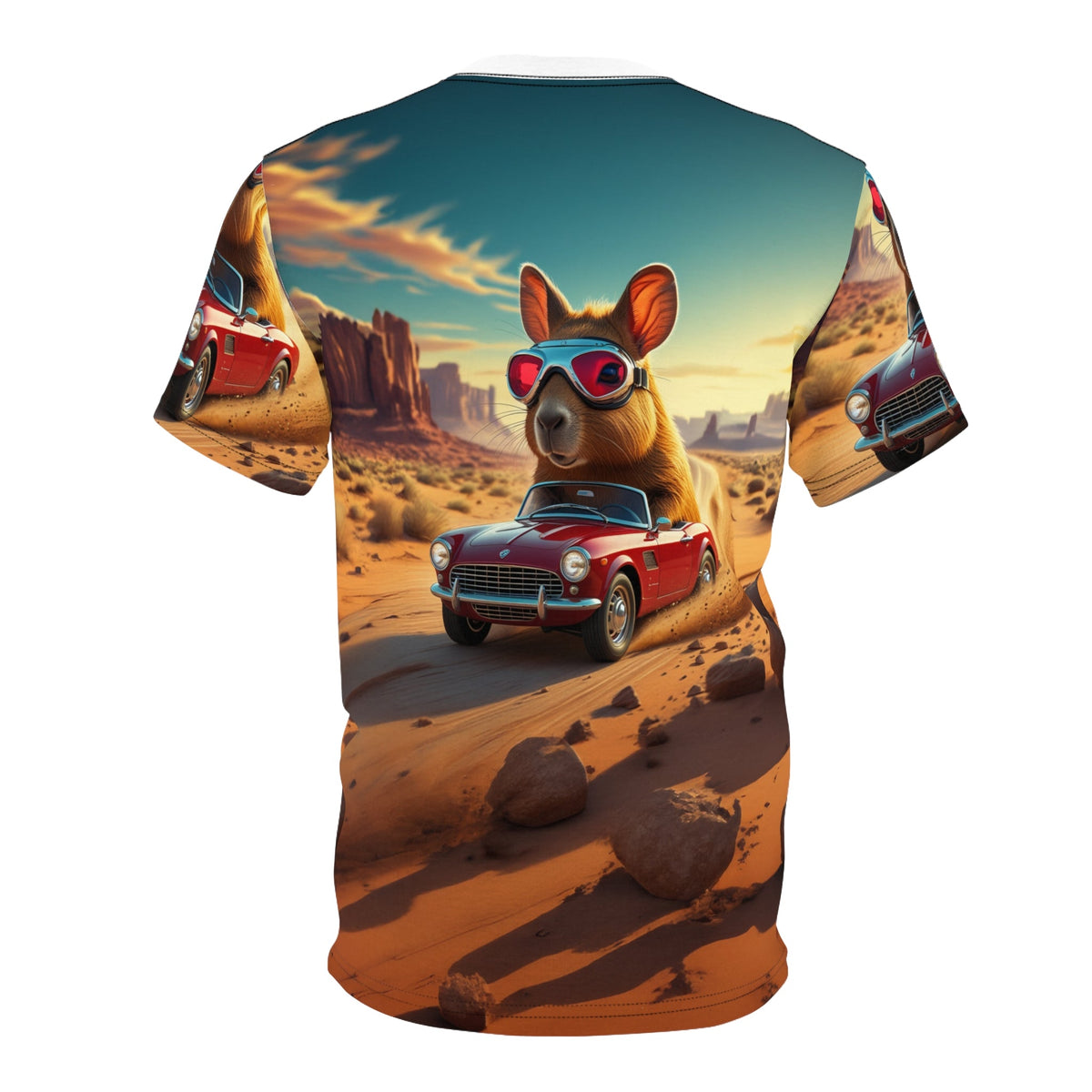 Desert Nomad: Capybara on a Roadtrip - ART OF ROYALS