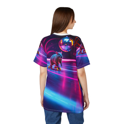 Disco Capybara Party T-Shirt 🪩🌈 - ART OF ROYALS