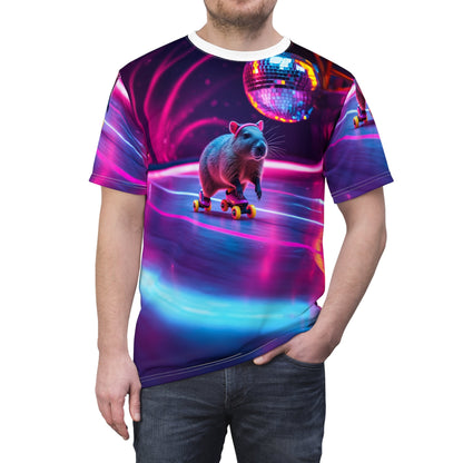 Disco Capybara Party T-Shirt 🪩🌈 - ART OF ROYALS