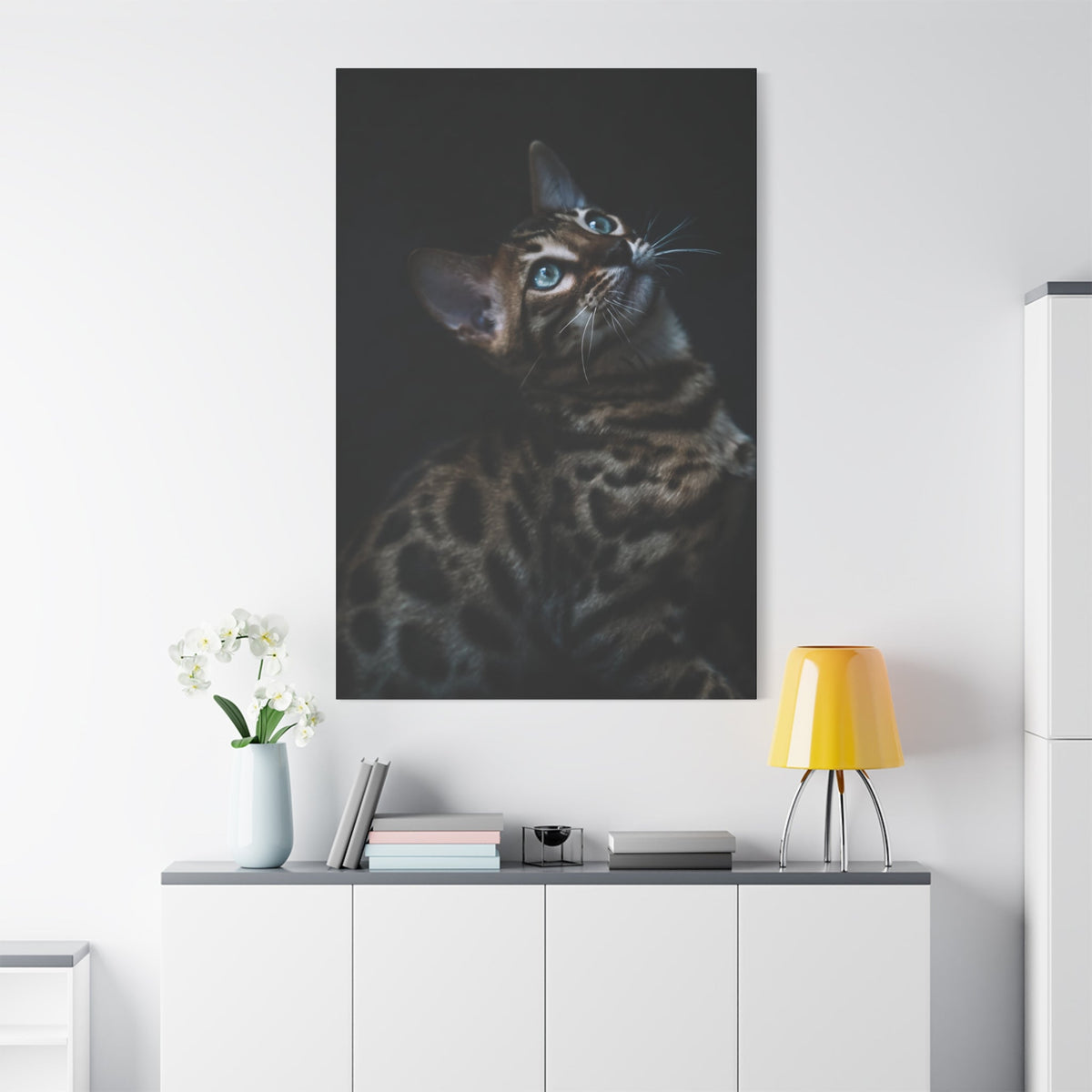 Elegant Cat Canvas Wall Art – A Must-Have for Feline Admirers - ART OF ROYALS