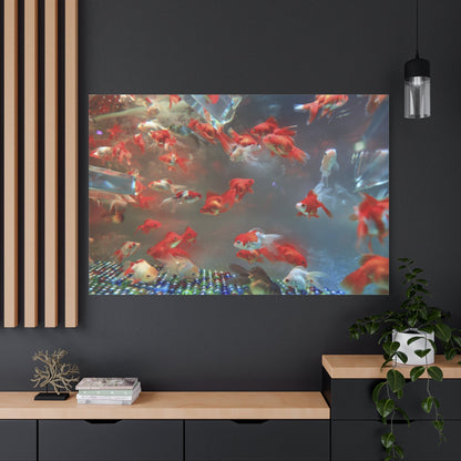 Elegant Marble Fish in Aquarium - Stunning Underwater Photography - ART OF ROYALS
