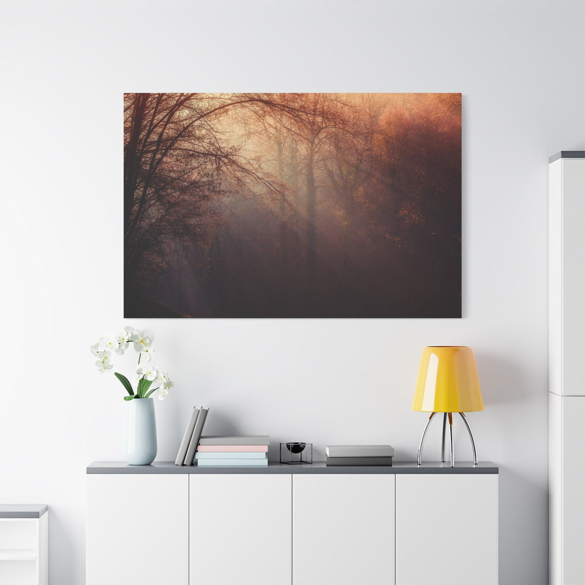 Enchanted Autumn Mist – Mystical Forest Serenity - ART OF ROYALS
