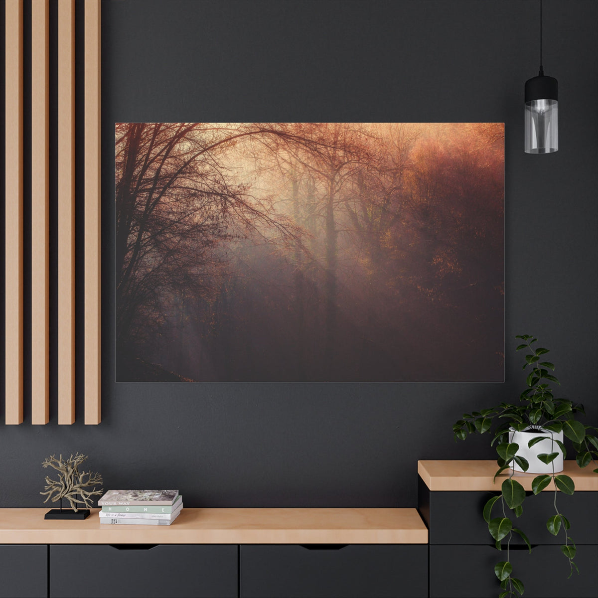 Enchanted Autumn Mist – Mystical Forest Serenity - ART OF ROYALS