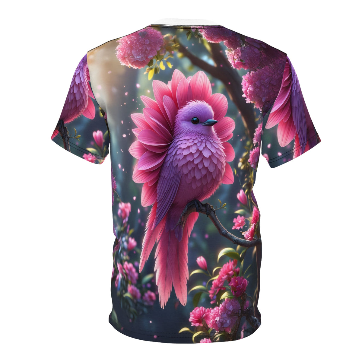 Enchanted Blossom Bird – Fantasy T-Shirt - ART OF ROYALS