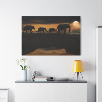 Enchanted Elephant Journey – A Surreal Wildlife Fantasy - ART OF ROYALS