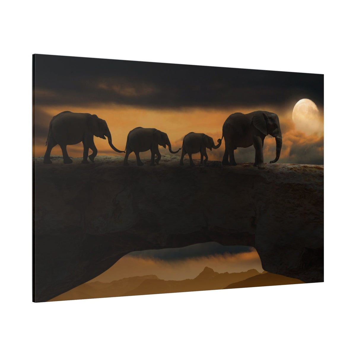 Enchanted Elephant Journey – A Surreal Wildlife Fantasy - ART OF ROYALS
