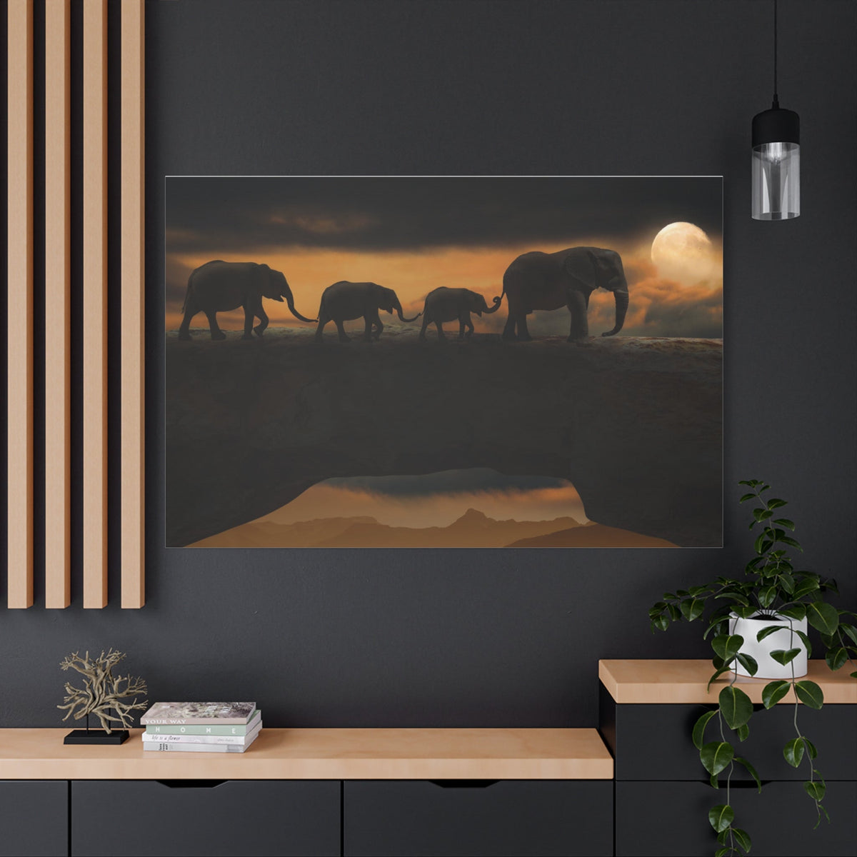 Enchanted Elephant Journey – A Surreal Wildlife Fantasy - ART OF ROYALS