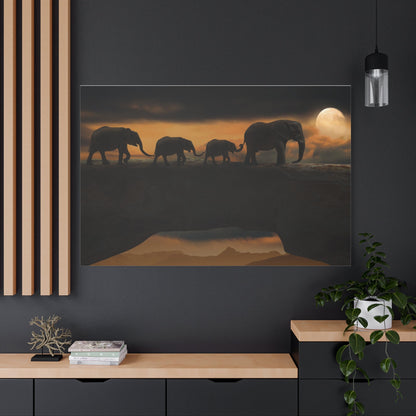 Enchanted Elephant Journey – A Surreal Wildlife Fantasy - ART OF ROYALS