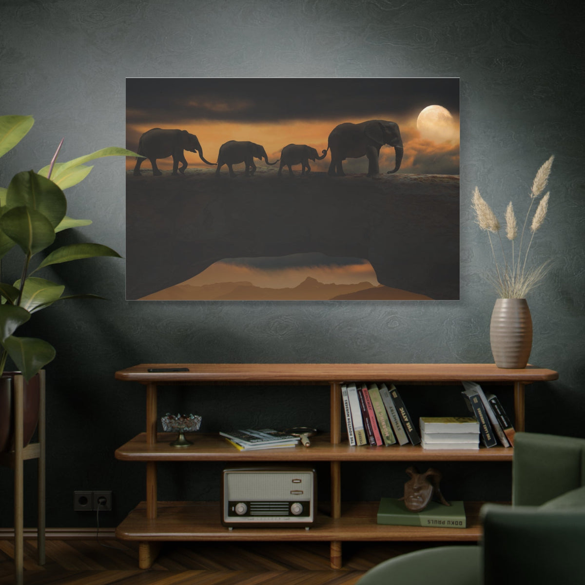 Enchanted Elephant Journey – A Surreal Wildlife Fantasy - ART OF ROYALS